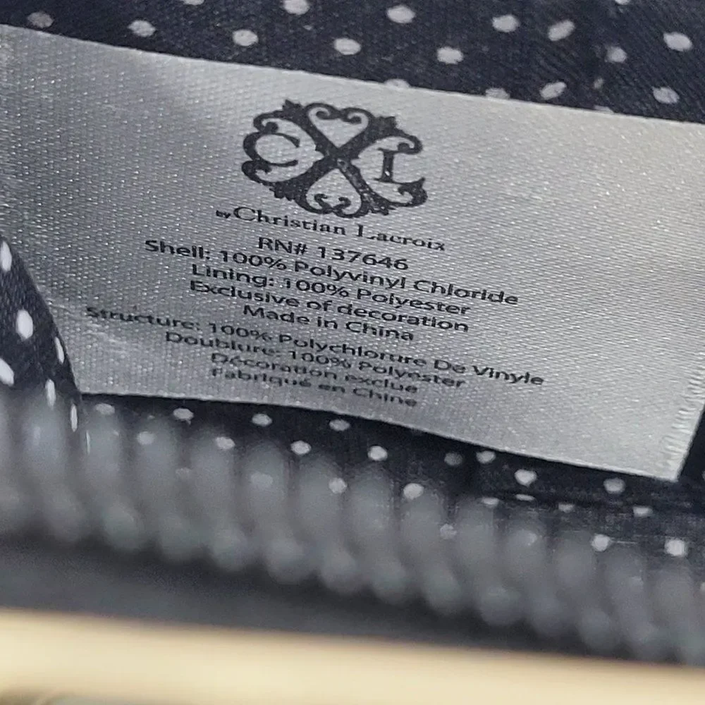 CHRISTIAN LACROIX BAG designer christian